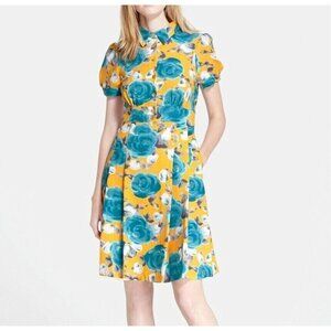 $458 NWOT Marc by Marc Jacobs Women's Jerrie Rose Crepe Dresses Size 4